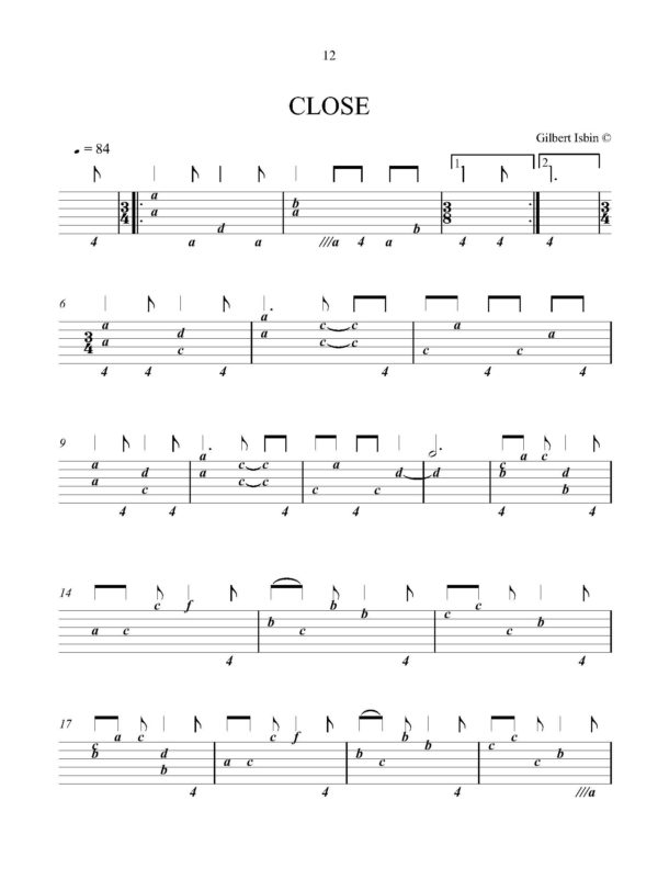 Gilbert Isbin - New Compositions For 11c Baroque Lute, Vol. 1 – Bild 3