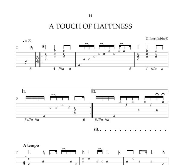 Gilbert Isbin - New Compositions For 13c Baroque Lute, Vol. 3 – Bild 3