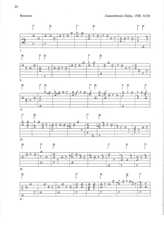 The Art of the Lute in Renaissance Italy, volume 1: Ricercars