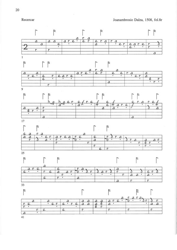 The Art of the Lute in Renaissance Italy, volume 1: Ricercars