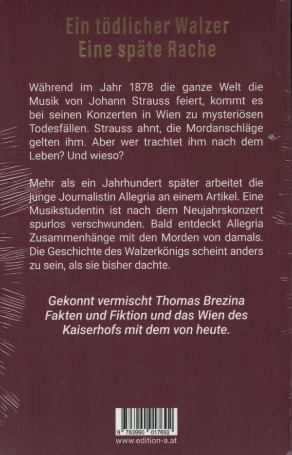 Thomas Brezina - Aus für Strauss - ein Johann Strauss Krimi – Bild 2