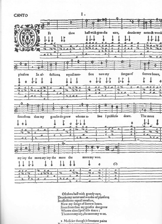 The Lute Society Facsimiles: John Coprario, Funeral Teares (1606)