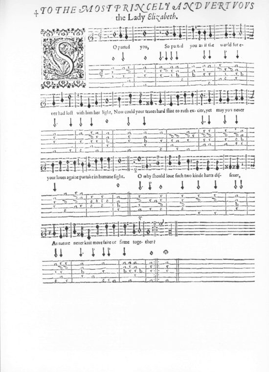 The Lute Society Facsimiles: John Coprario, Songs of Mourning (1613)