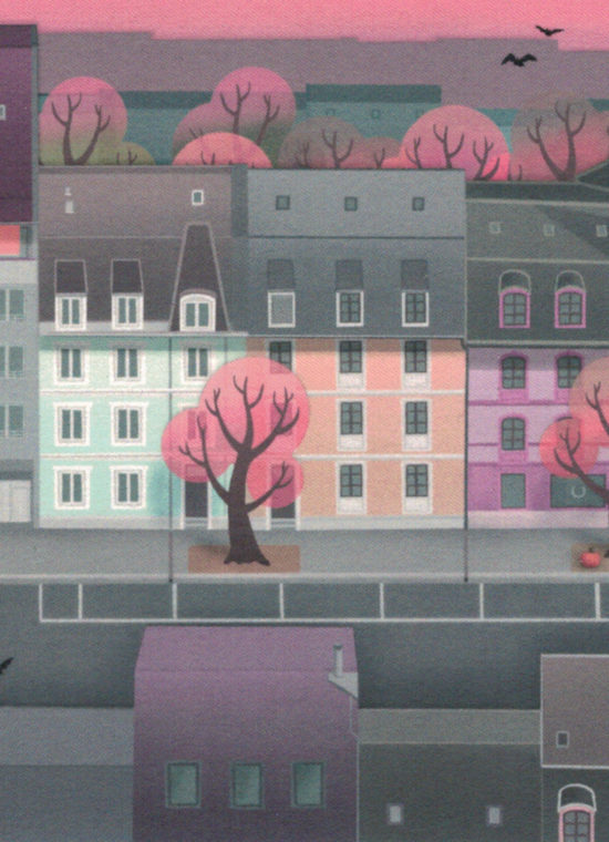 'Halloween', postcard, print size A6 - 10 copies