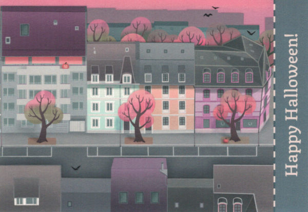 'Halloween', postcard, print size A6 - 10 copies