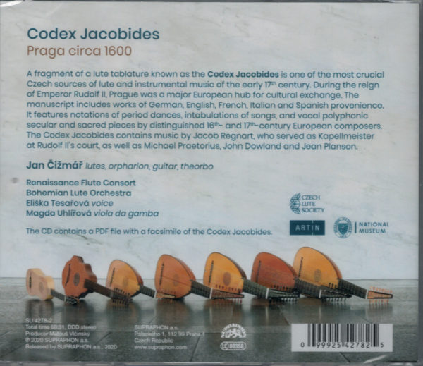 CD: Jan Čižmář - Codex Jacobides, Praga ca 1600 – Bild 2