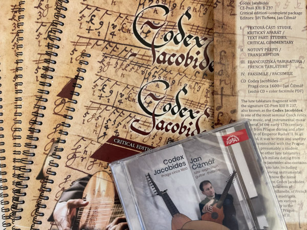 CD: Jan Čižmář - Codex Jacobides, Praga ca 1600 - Box set: CD + 3 books