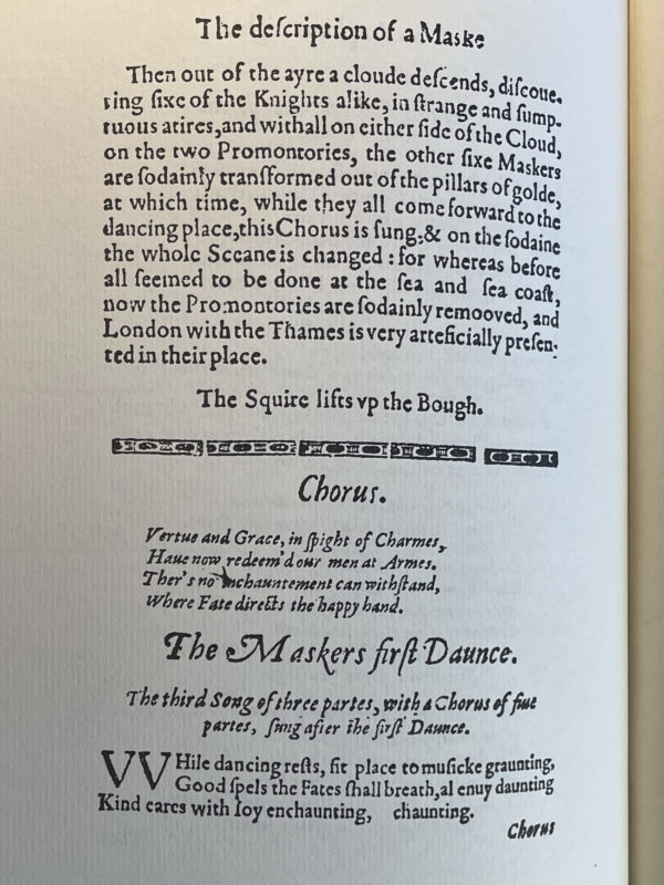 Thomas Campion, The Description of a Maske [Earl of Somerset’s Masque] (1614) – Bild 2