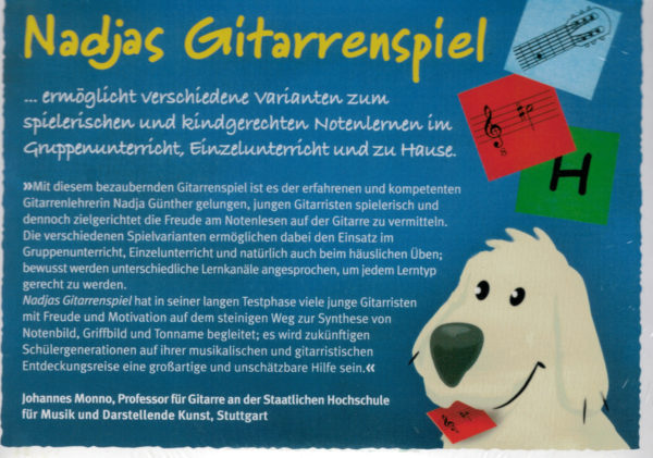 Nadias Gitarrespiel - Kartenspiel zum Notenlernen – Bild 2