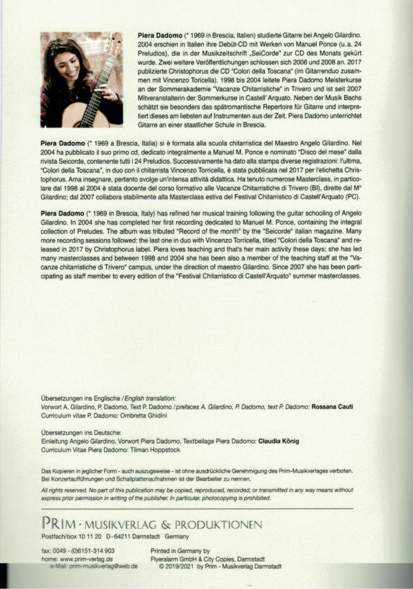 Ponce, Manuel Maria - 24 Preludios, Urtext - wissenschaftliche Ausgabe, mit Fingersätzen – Bild 5