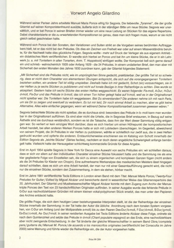 Ponce, Manuel Maria - 24 Preludios, Urtext - wissenschaftliche Ausgabe, mit Fingersätzen – Bild 4