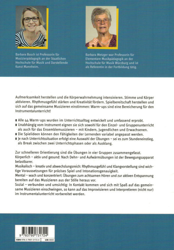 Barbara Busch & Barbara Metzger - 44 Warm-ups für den Instrumentalunterricht – Bild 7