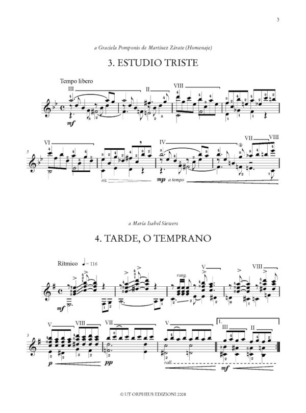 Jorge Omar Kohan - 5 Estudios Tangueros per Chitarra (2006) – Bild 4