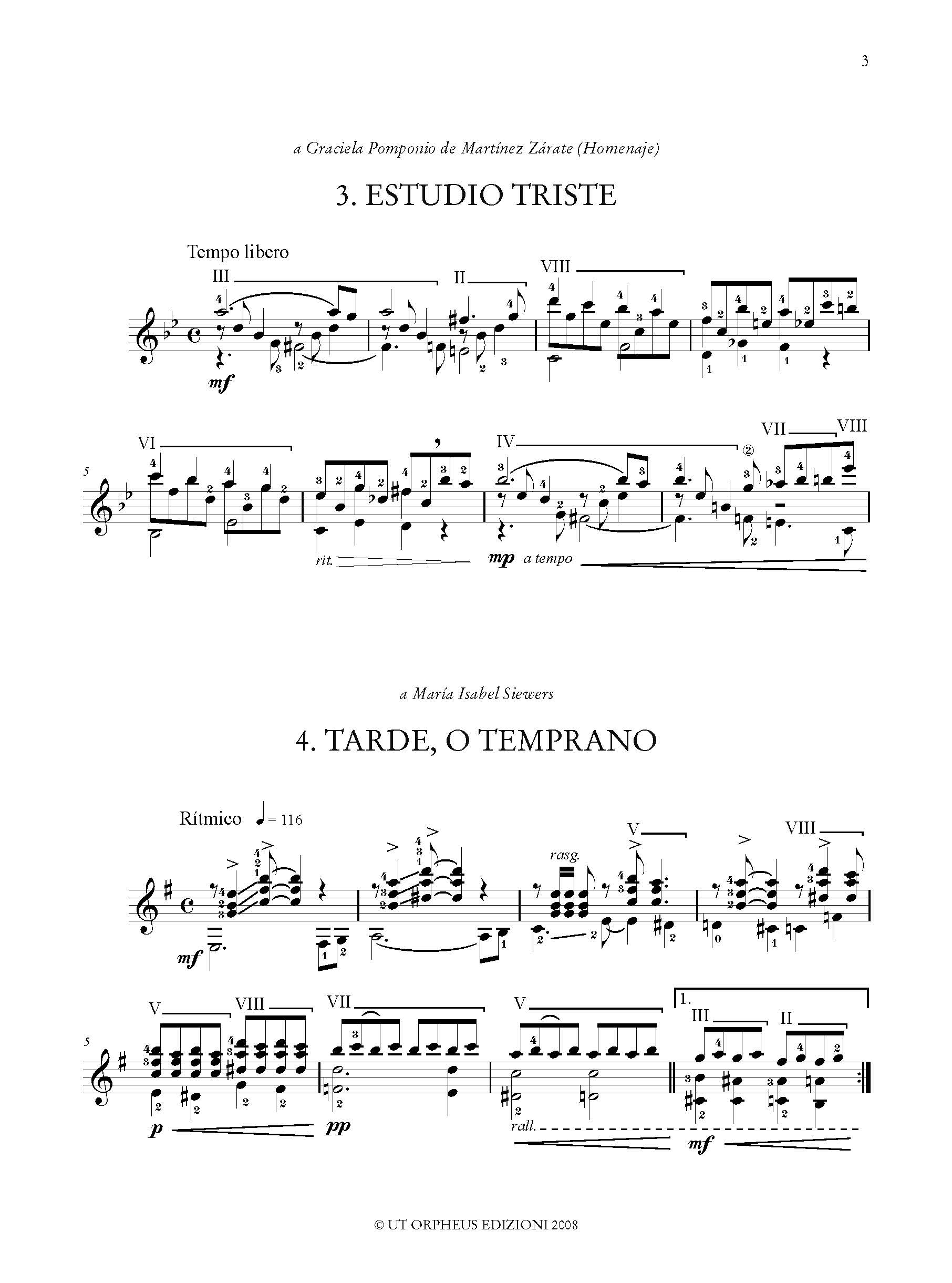 Jorge Omar Kohan - 5 Estudios Tangueros per Chitarra (2006) – Bild 4
