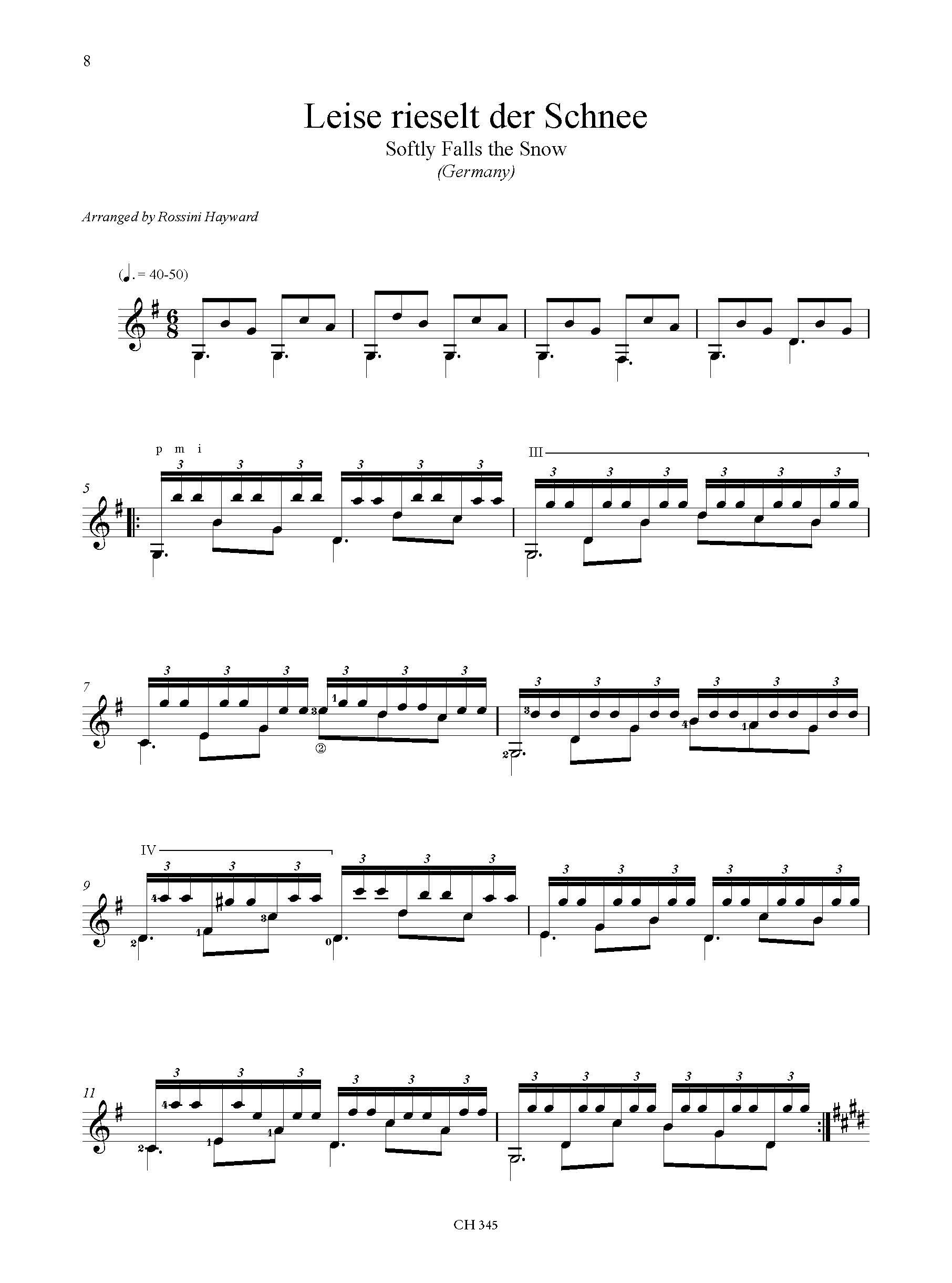 Weihnachtslieder für Gitarre - Christmas Carols per Chitarra – Bild 5