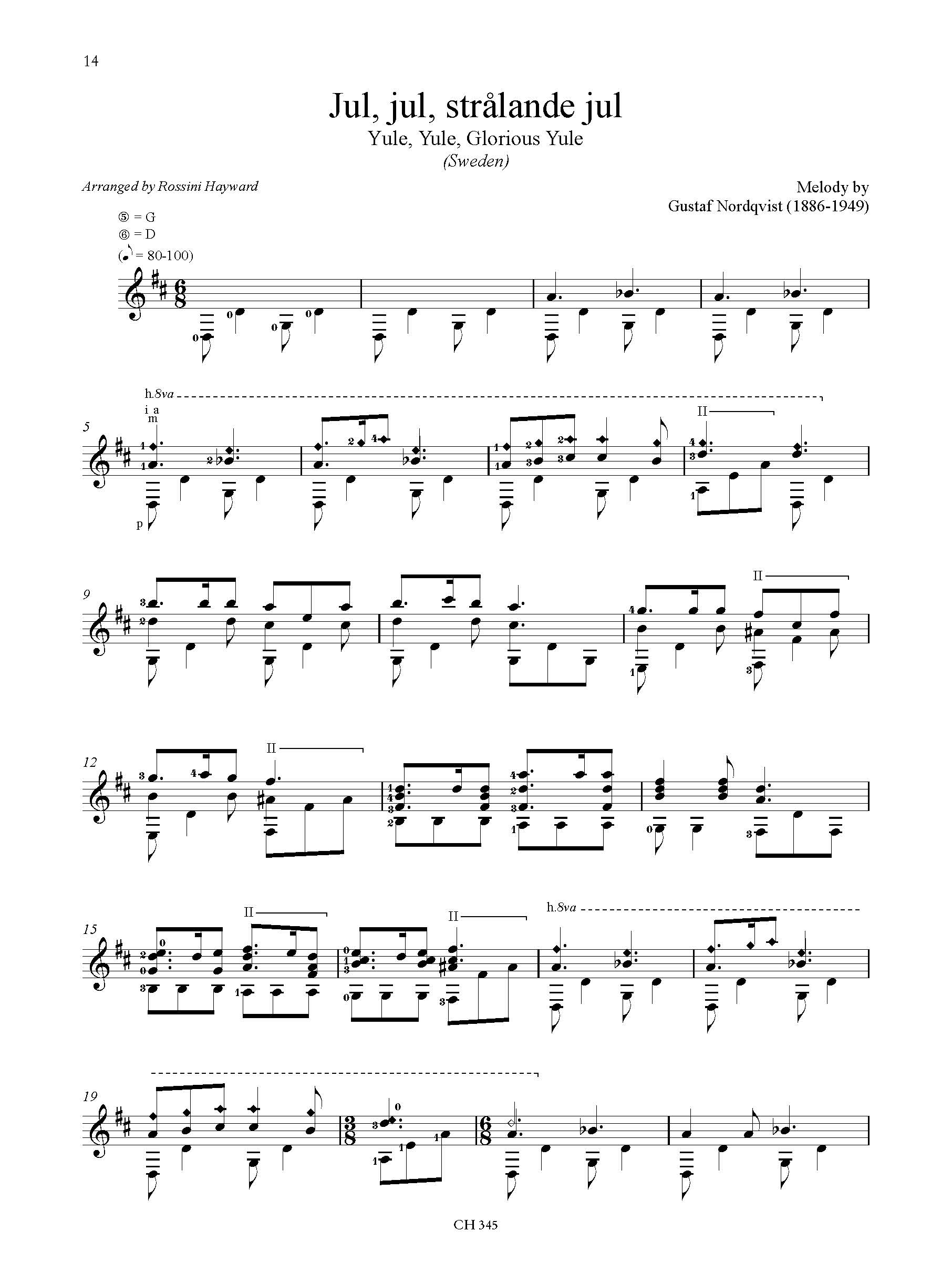 Weihnachtslieder für Gitarre - Christmas Carols per Chitarra – Bild 4