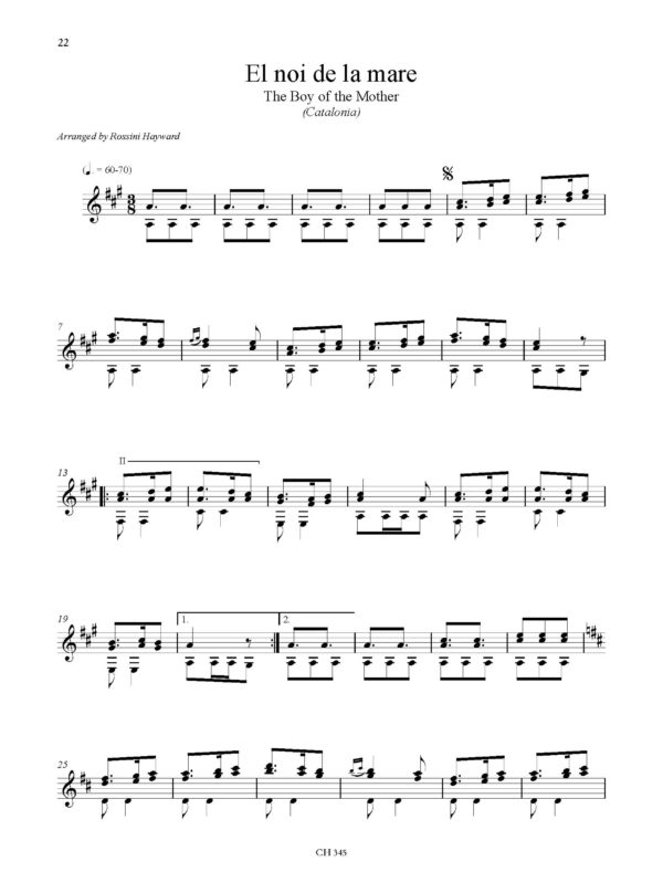 Weihnachtslieder für Gitarre - Christmas Carols per Chitarra – Bild 3