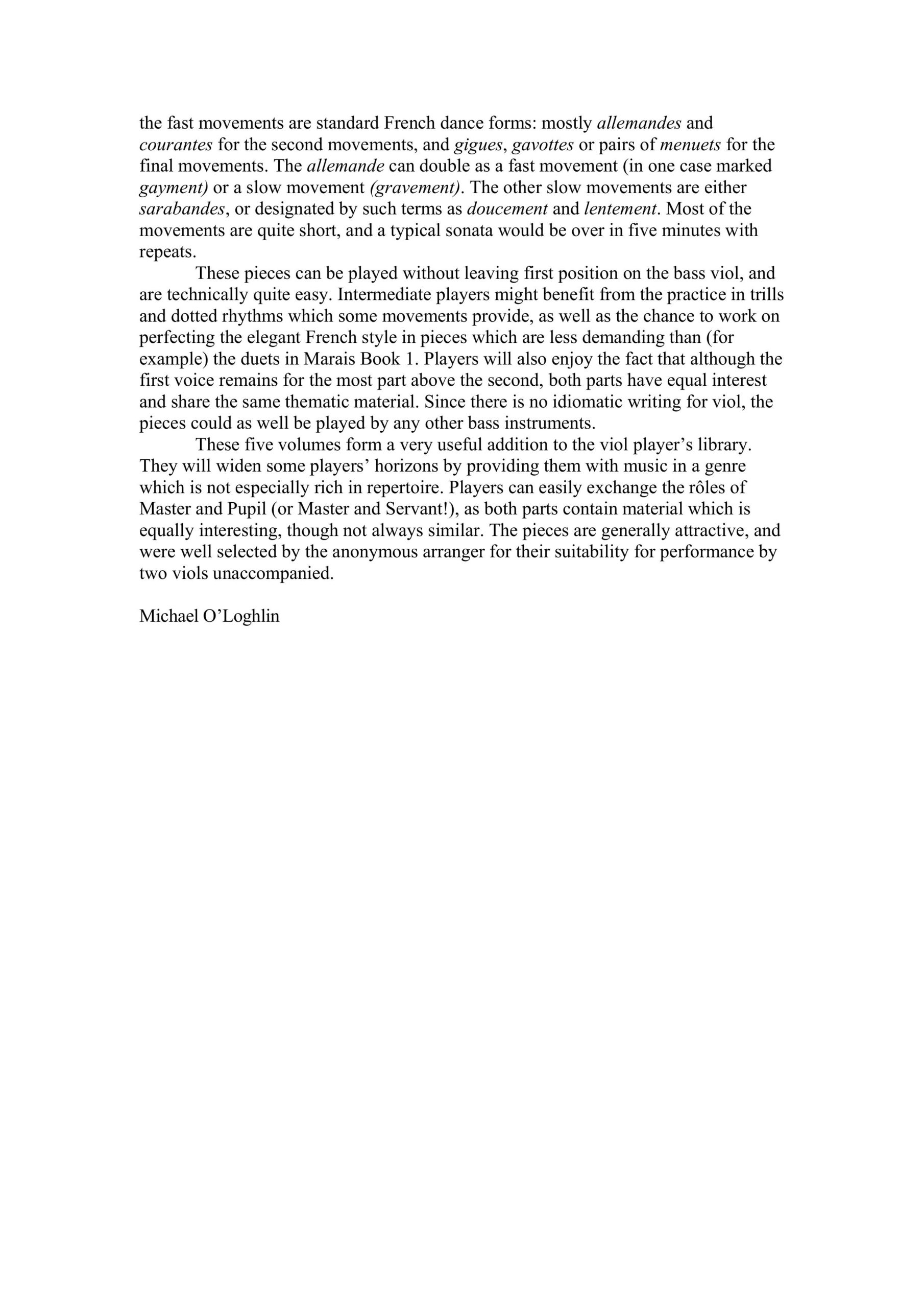 Anonym (Berlin 18. Jh.) Königliche
Gambenduos - 23 Sonaten von französischen und italienischen Komponisten des 18.
Jahrhunderts in Transkriptionen der Zeit (Sammlung M6208 der Königlichen
Hausbibliothek Berlin), für 2 Bassgamben – Bild 8