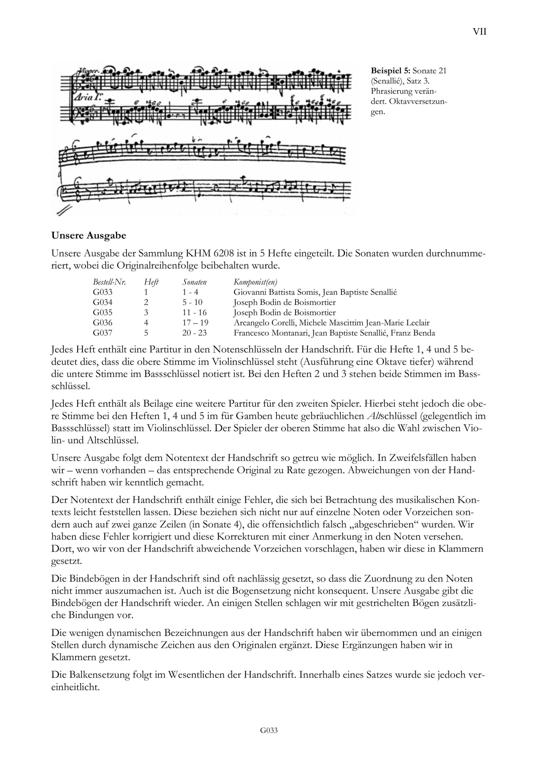 Anonym (Berlin 18. Jh.) Königliche
Gambenduos - 23 Sonaten von französischen und italienischen Komponisten des 18.
Jahrhunderts in Transkriptionen der Zeit (Sammlung M6208 der Königlichen
Hausbibliothek Berlin), für 2 Bassgamben – Bild 16