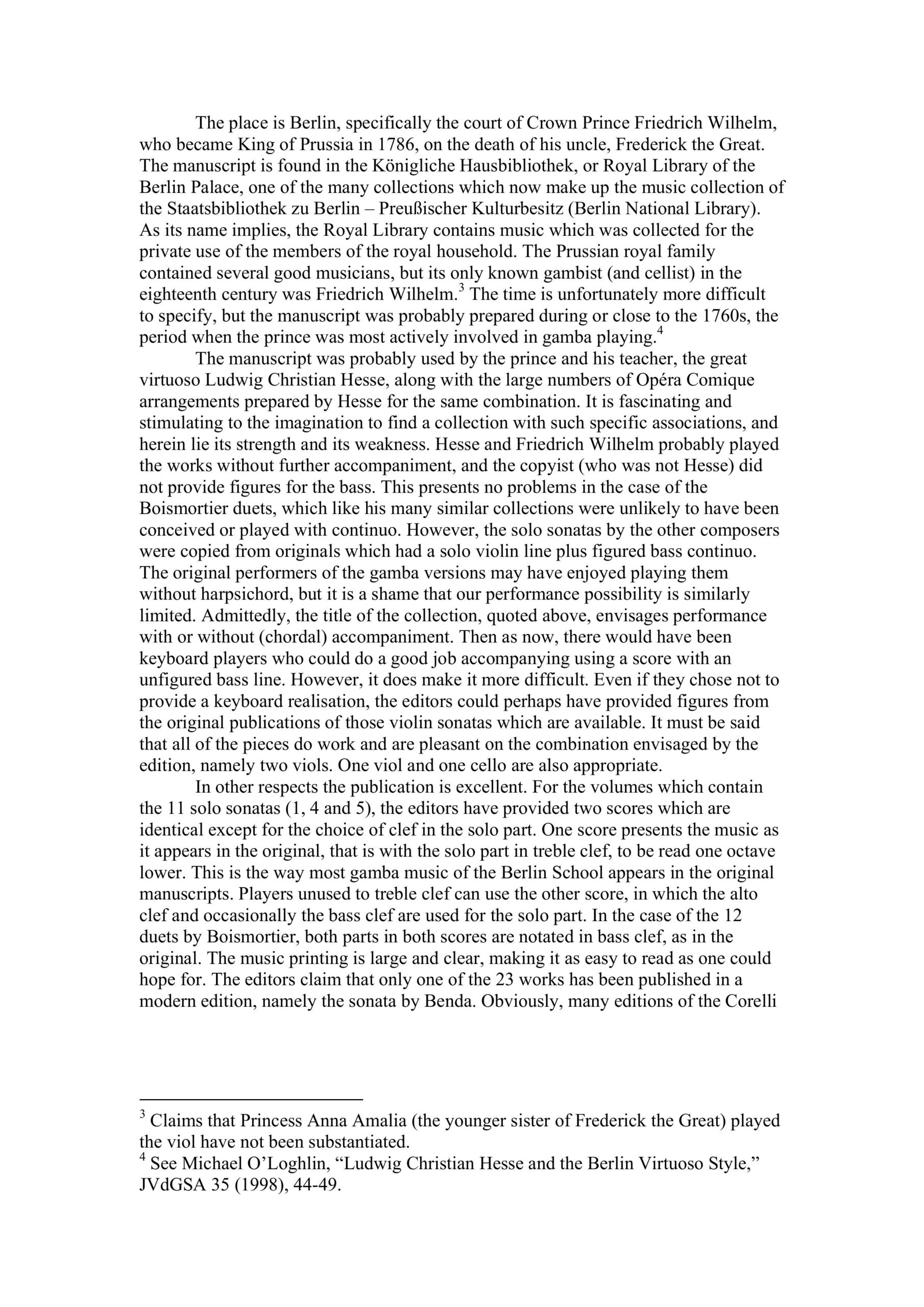 Anonym (Berlin 18. Jh.) Königliche
Gambenduos - 23 Sonaten von französischen und italienischen Komponisten des 18.
Jahrhunderts in Transkriptionen der Zeit (Sammlung M6208 der Königlichen
Hausbibliothek Berlin), für 2 Bassgamben – Bild 5