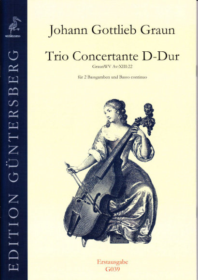 Graun, Johann Gottlieb (1701/02- 1771) - Trio Concertante D-Dur