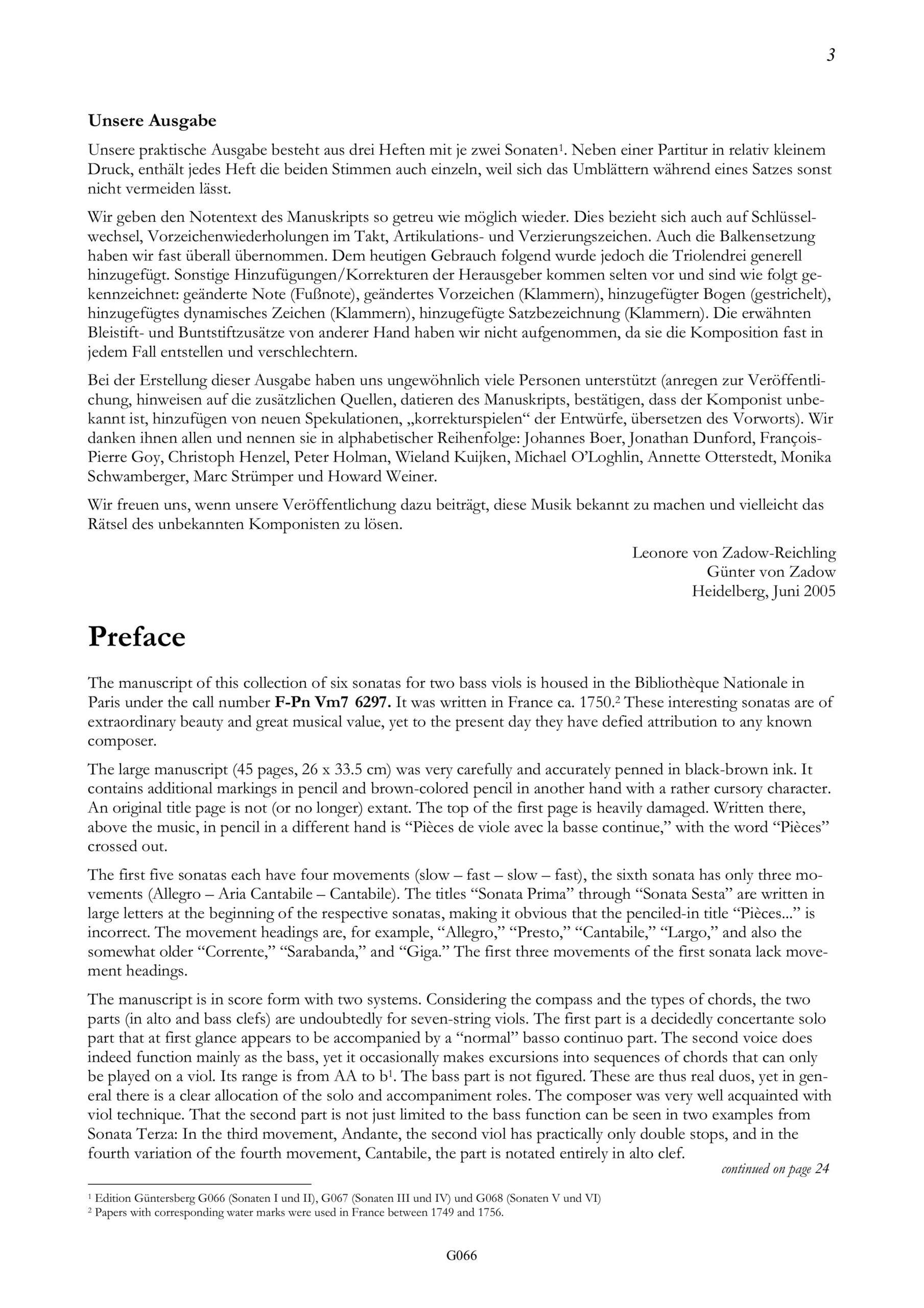 Anonym, Frankreich um 1750 Pariser Gambenduos - Sechs frühklassische Sonaten eines unbekannten Komponisten für zwei
Bassgamben - Sammlung Vm7 6297 der Nationalbibliothek in Paris – Bild 10