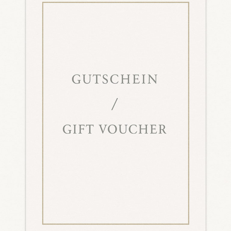 Gutschein Einlegekarte