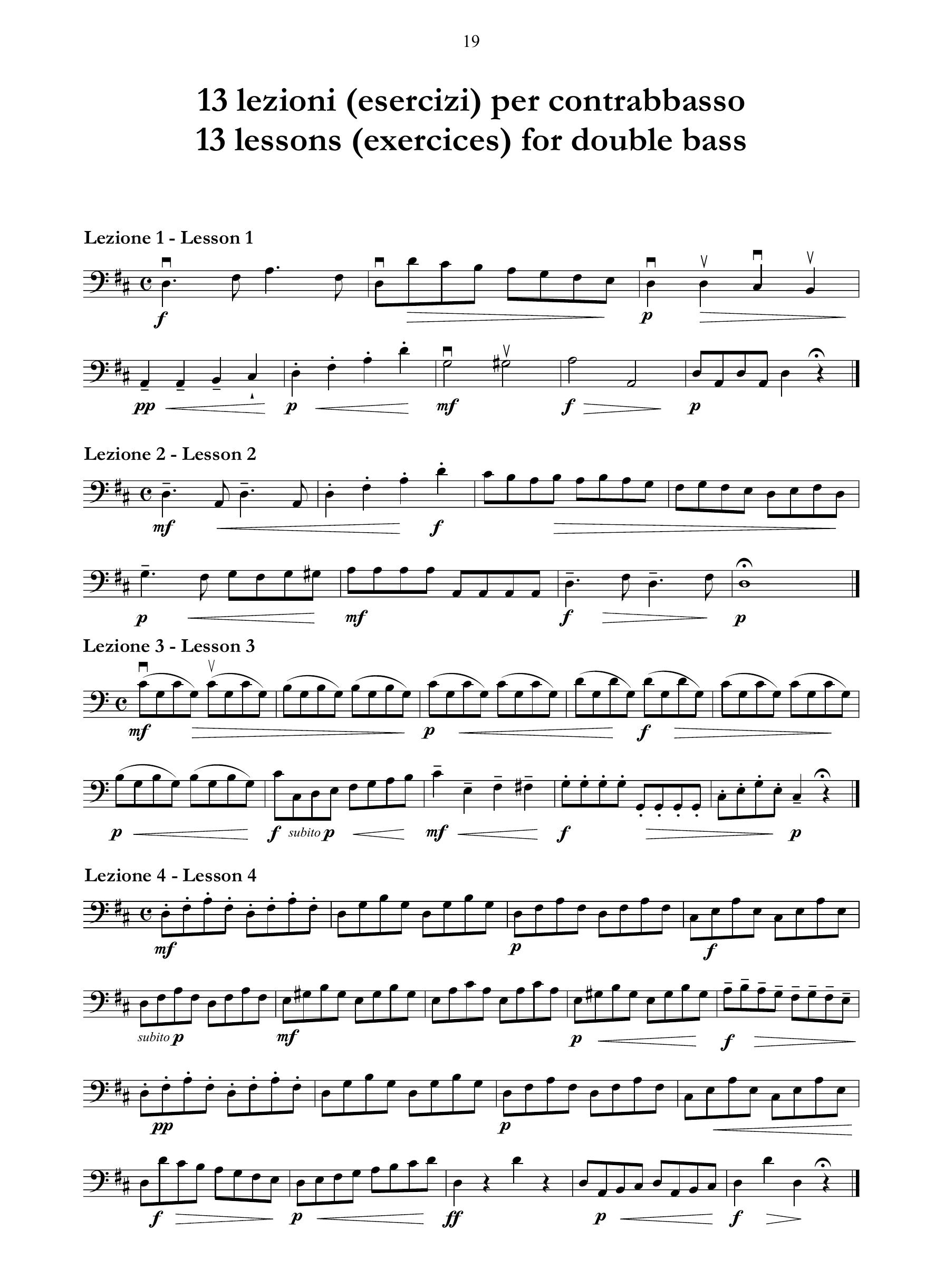 Anonimo (fine XVIII sec.): Metodo per il contrabbasso (Ms, Sant'Emiliano in Trevi) – Bild 3