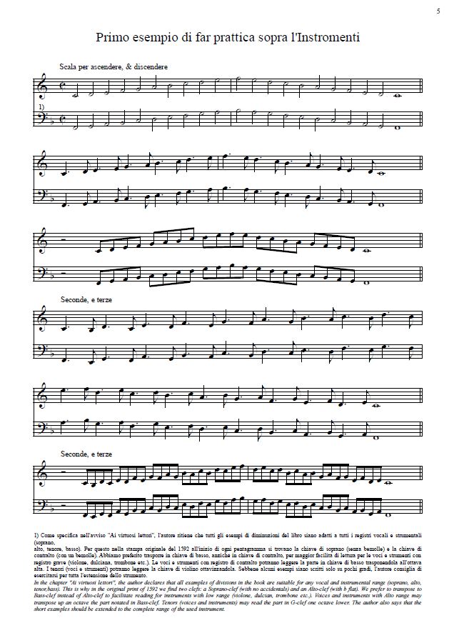 R. Rognoni: Passaggi per potersi essercitare nel diminuire terminatamente con ogni sorte d'instroment – Bild 3