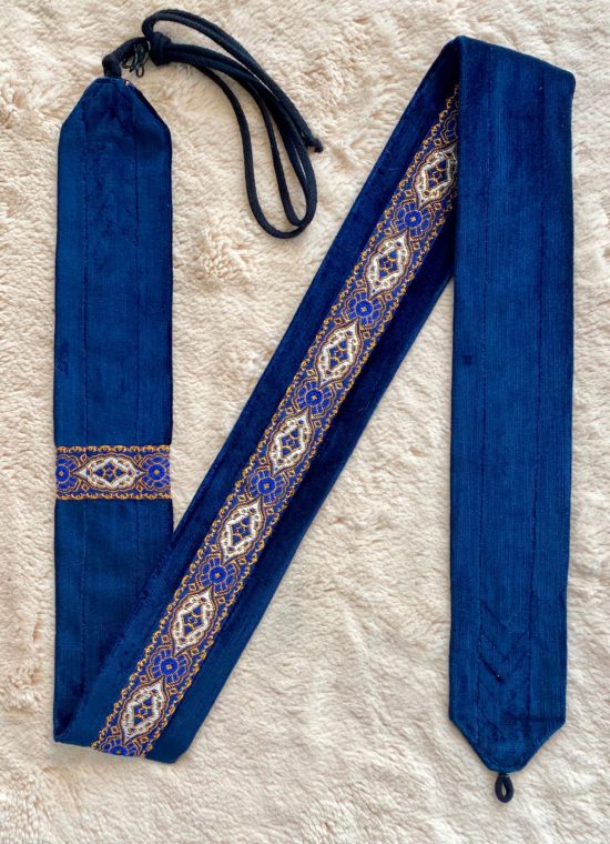 Arion Straps - for lutes, guitars / Instrumentengurt: 107 x 5,6 cm, dark blue / xx