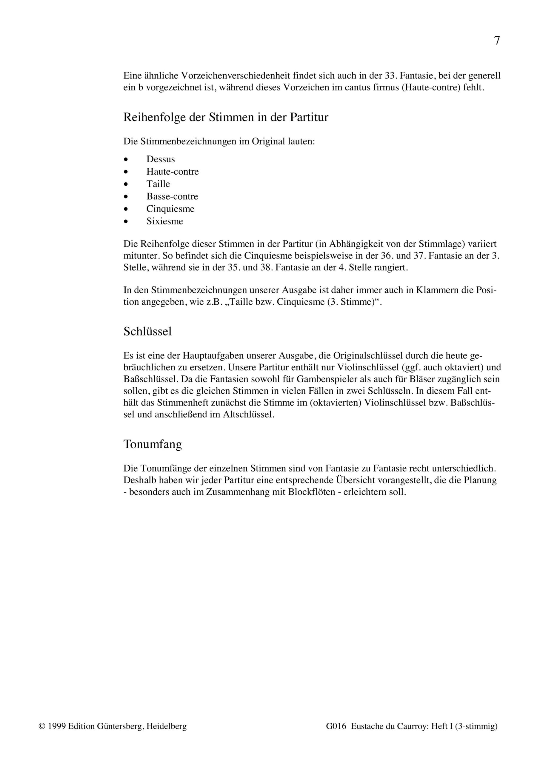 Eustache Du Caurroy (1549-1609) Gesamtausgabe der 42 Fantasien für 3- bis 6-stimmiges Consort, Paris 1610 - Besprechungen / Reviews – Bild 7