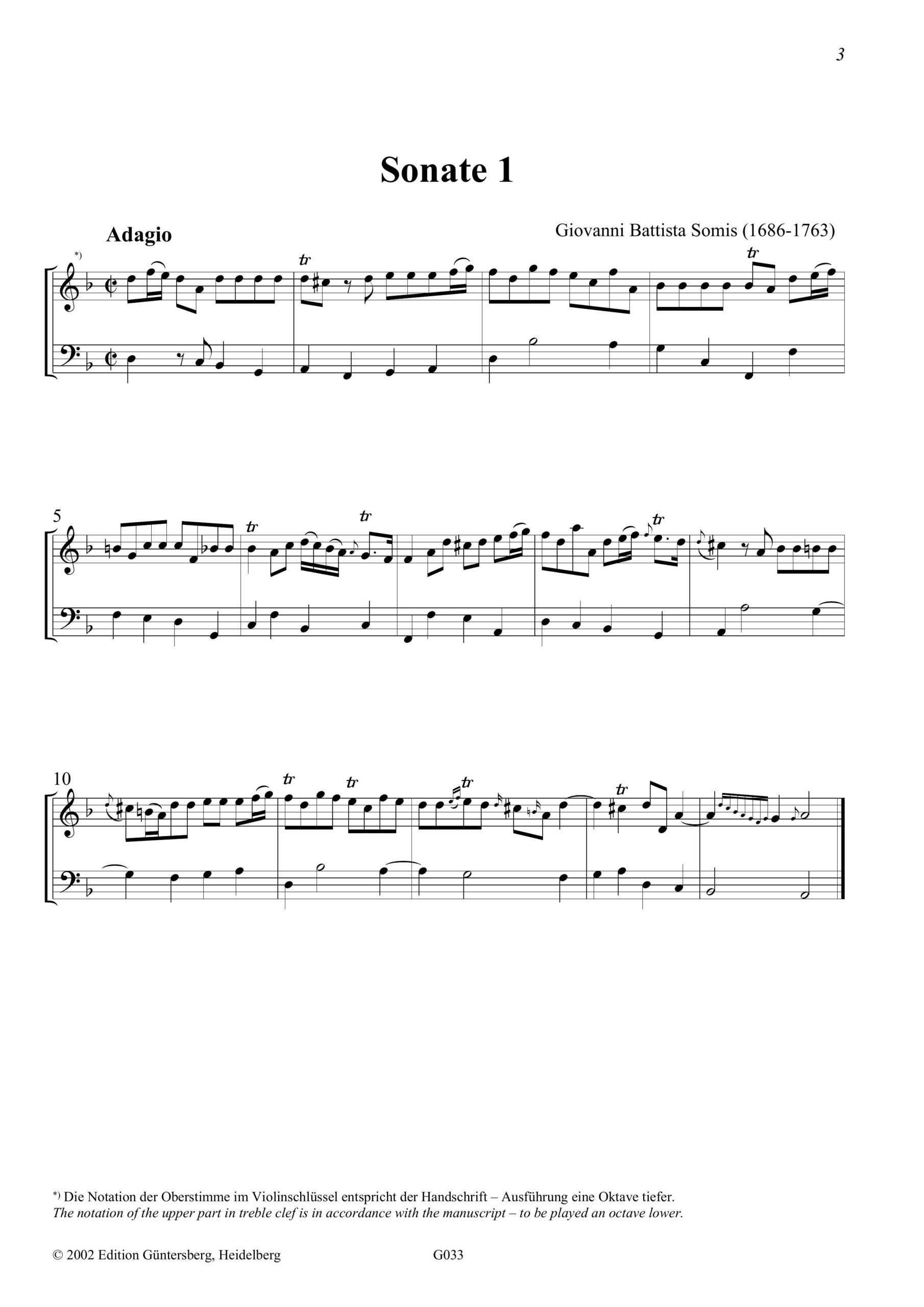 Anonym (Berlin 18. Jh.) Königliche
Gambenduos - 23 Sonaten von französischen und italienischen Komponisten des 18.
Jahrhunderts in Transkriptionen der Zeit (Sammlung M6208 der Königlichen
Hausbibliothek Berlin), für 2 Bassgamben – Bild 16