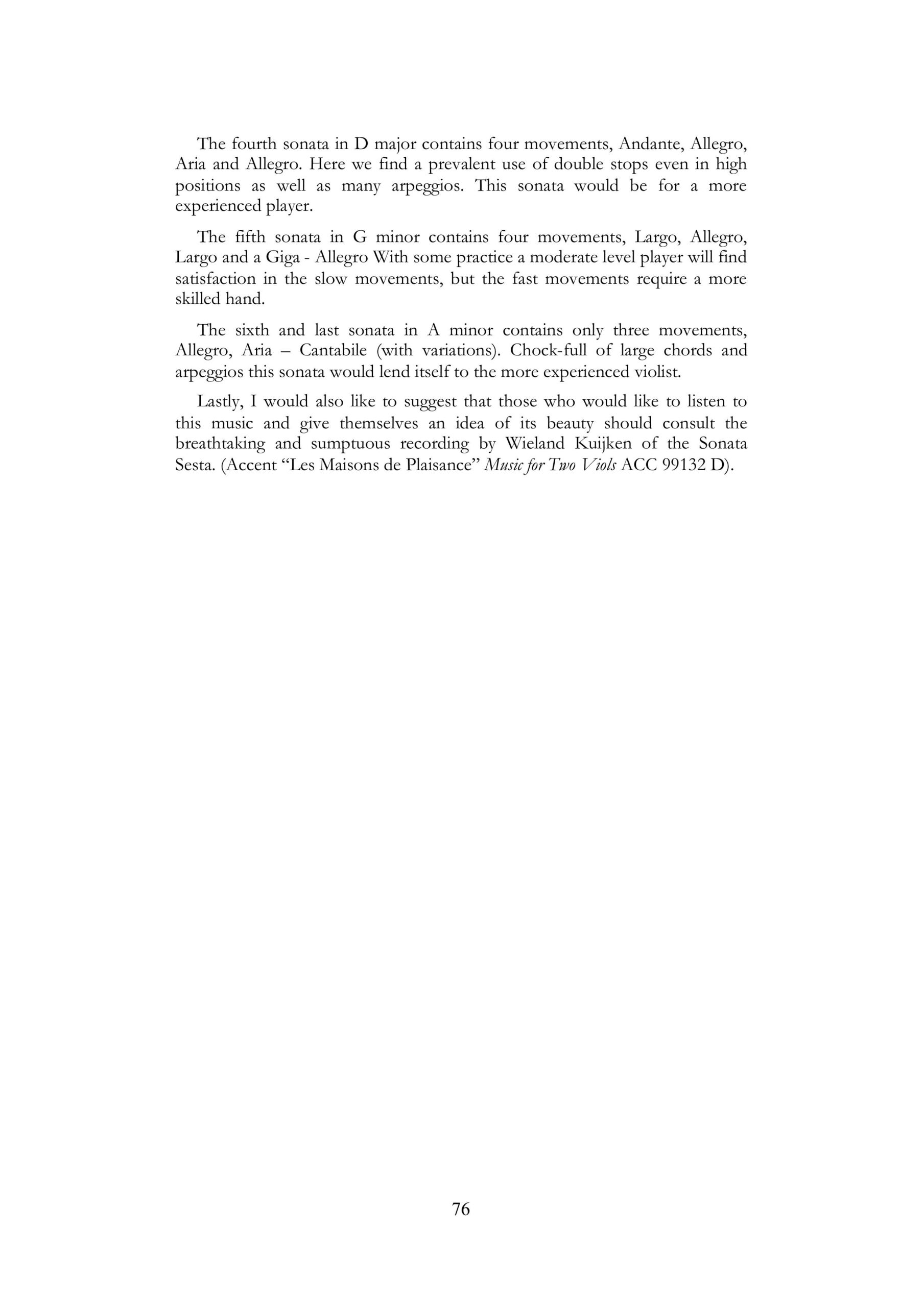 Anonym, Frankreich um 1750 Pariser Gambenduos - Sechs frühklassische Sonaten eines unbekannten Komponisten für zwei
Bassgamben - Sammlung Vm7 6297 der Nationalbibliothek in Paris – Bild 7