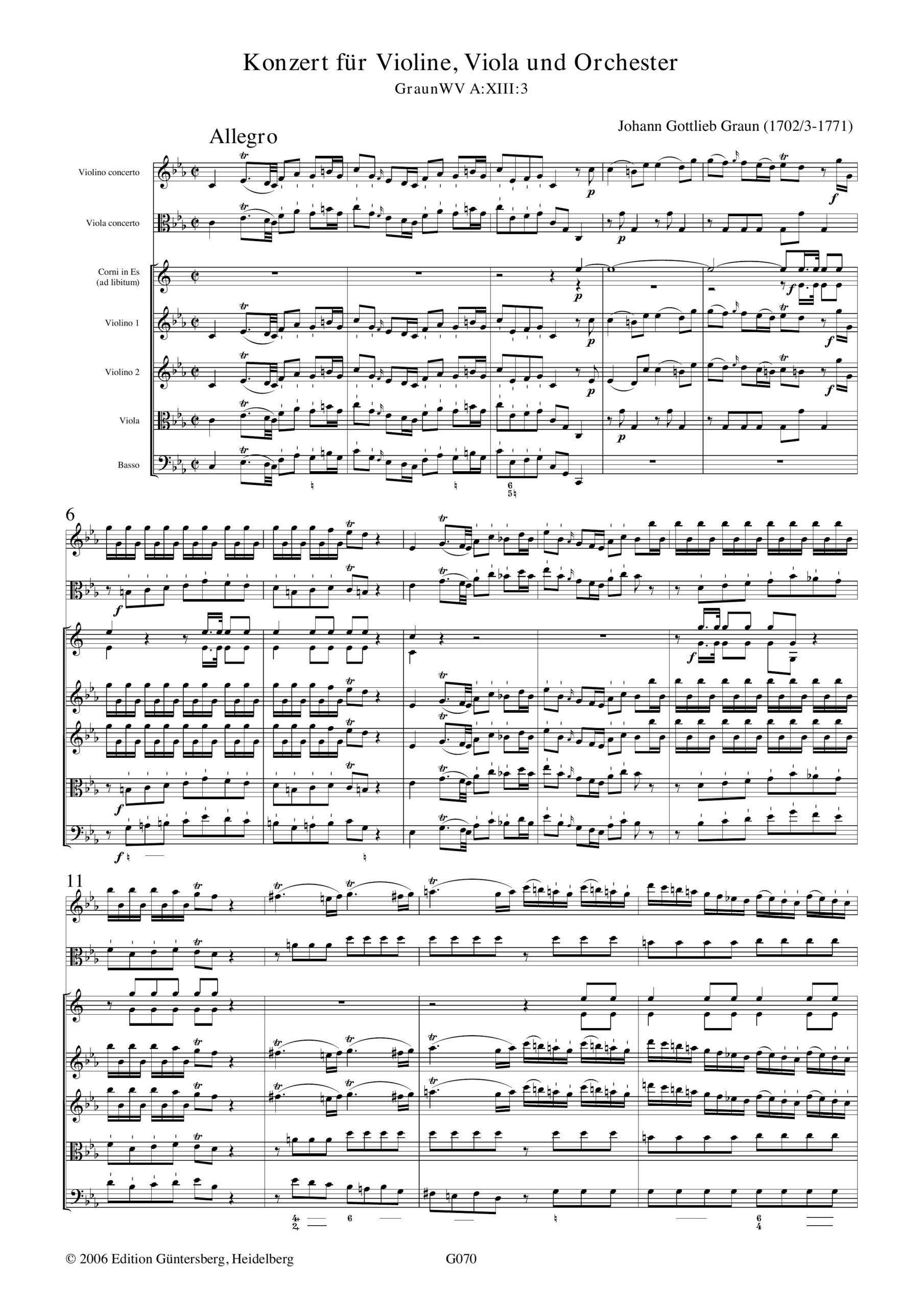 Johann Gottlieb Graun (1701/02-1771) Konzert für Violine, Viola und Orchester - Besprechungen / Reviews – Bild 5