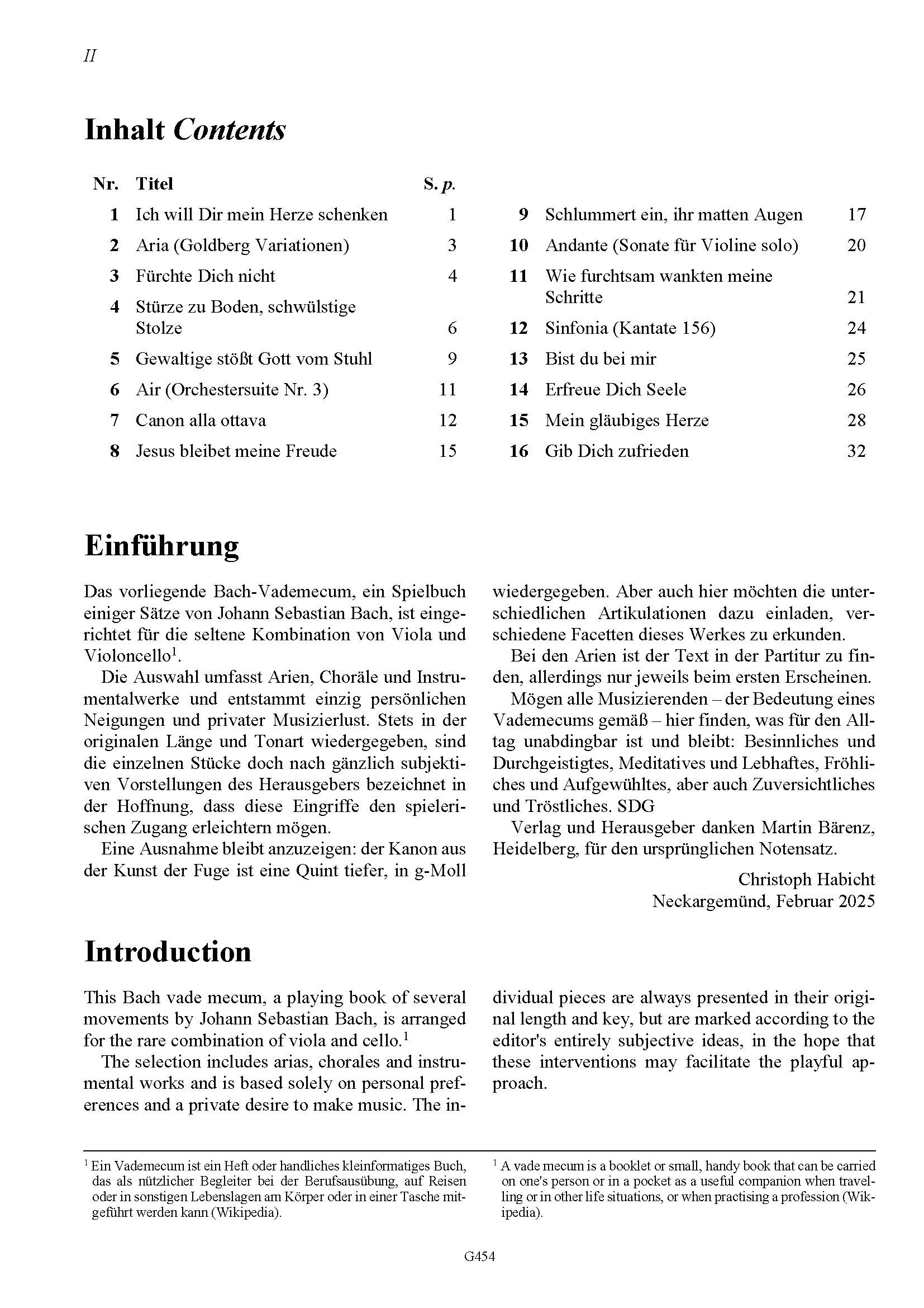 Johann Sebastian Bach (1685–1750) - Bach-Vademecum – Bild 2