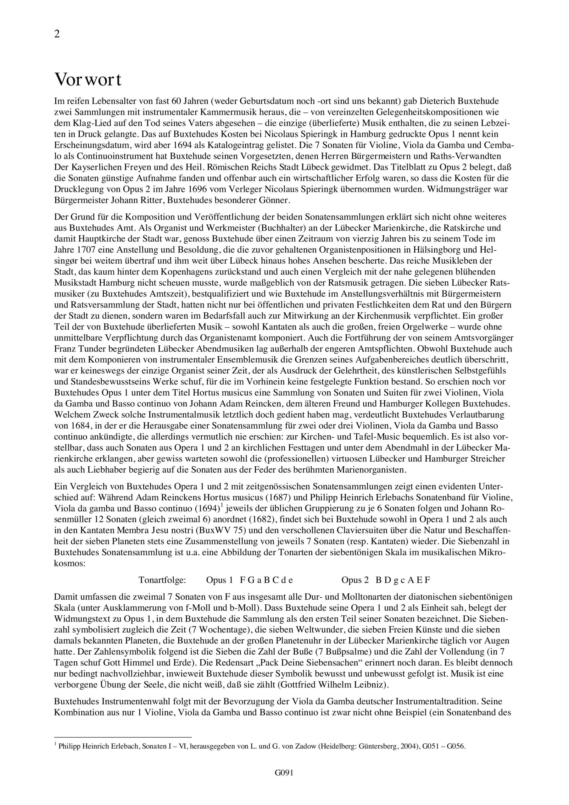 Dieterich Buxtehude (~1637-1707) VII.
Suonate à doi, Violino & Violadagamba, con Cembalo, Opera prima.
Hamburg ~1694 - für Violine, Viola da Gamba und Cembalo – Bild 5