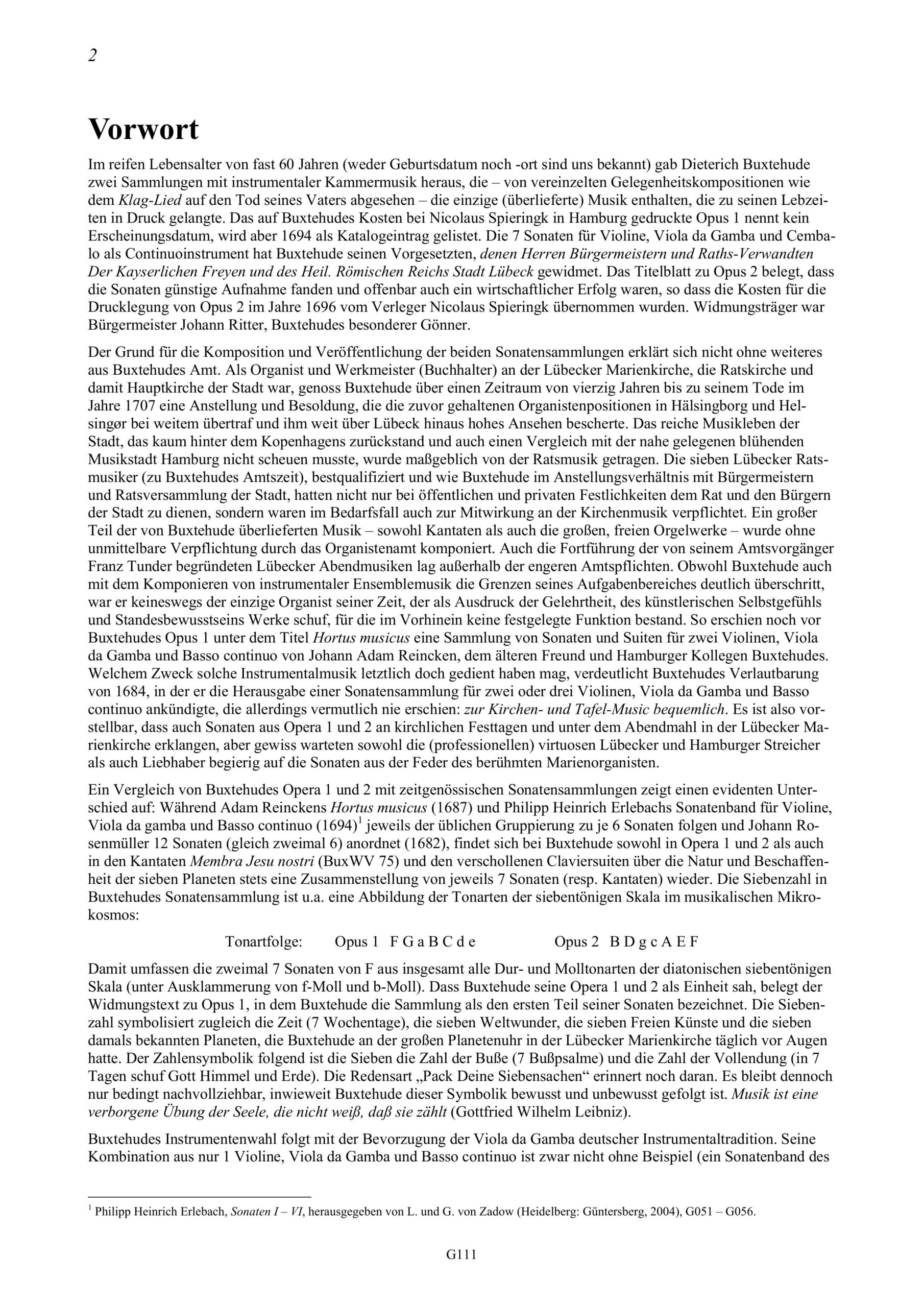 Dieterich Buxtehude (~1637-1707) VII.
Suonate à due, Violino et Violadagamba con Cembalo, Opera secunda.
Hamburg 1696 - für Violine, Viola da Gamba und Cembalo – Bild 6