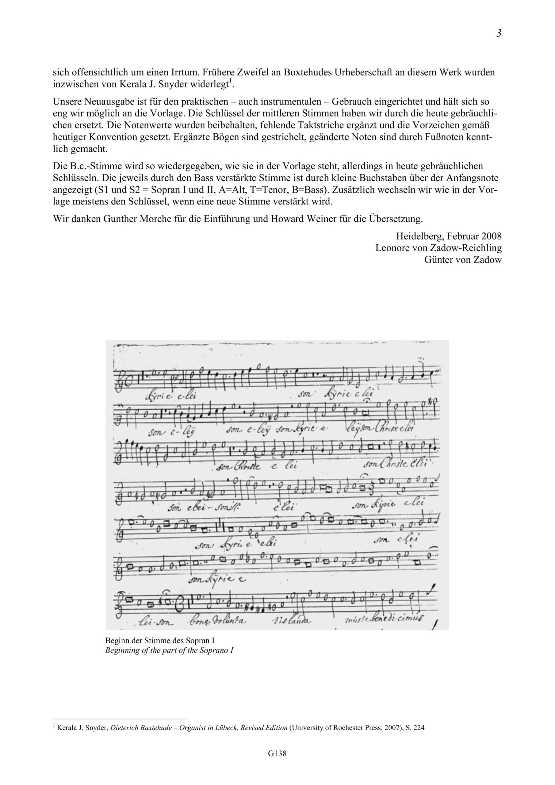 Dieterich Buxtehude (~1637-1707) Missa alla brevis - zu 5 Stimmen und Basso continuo – Bild 9