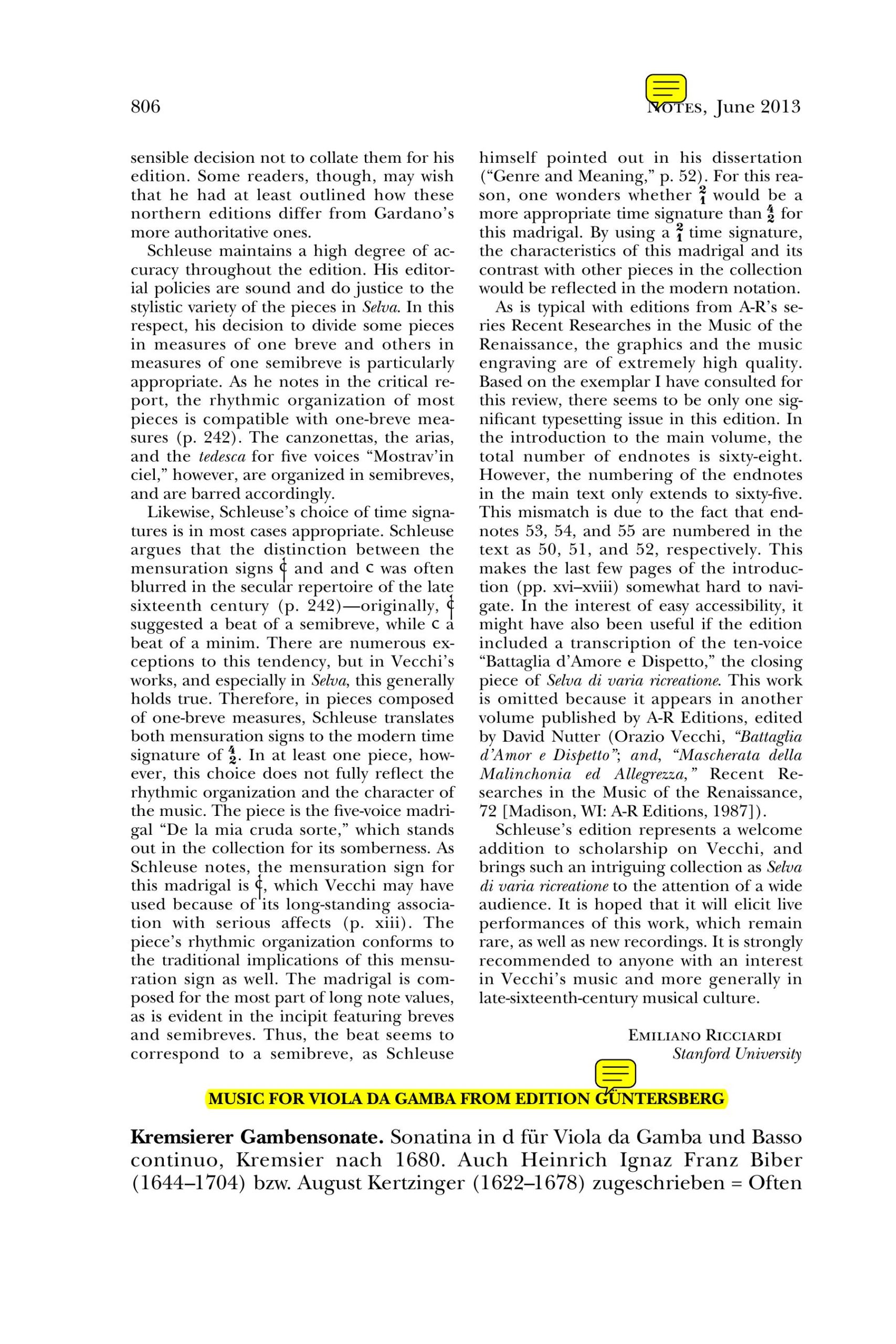 Johann Christian Bach (1735-1782) Vier Sonaten für Cembalo / Pianoforte und Viola da Gamba - Besprechungen / Reviews – Bild 3