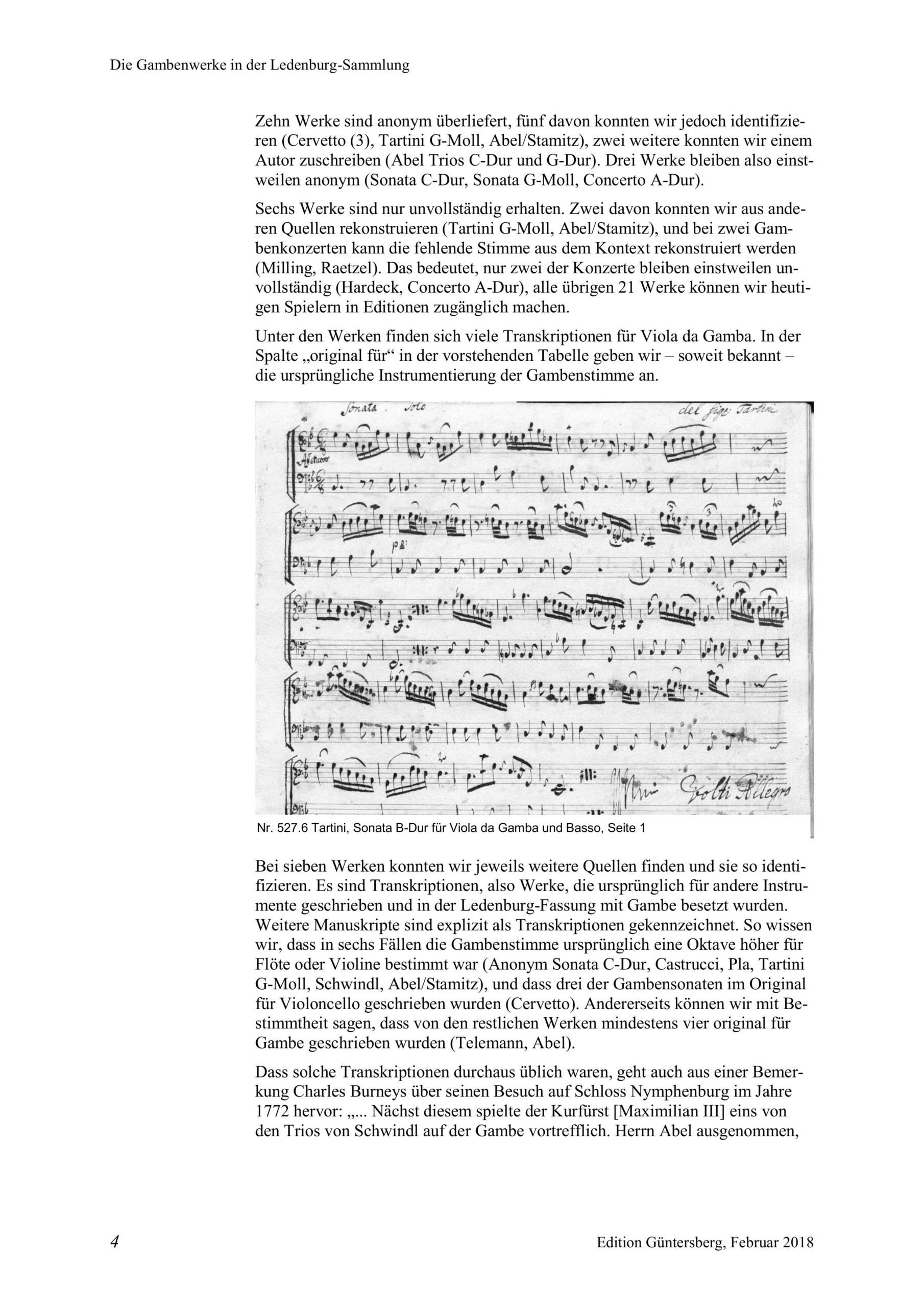 Carl Friedrich Abel (1723-1787) zugeschrieben Zwei Trios für Violino, Viola da Gamba und Violoncello/Basso - Besprechungen / Reviews – Bild 9