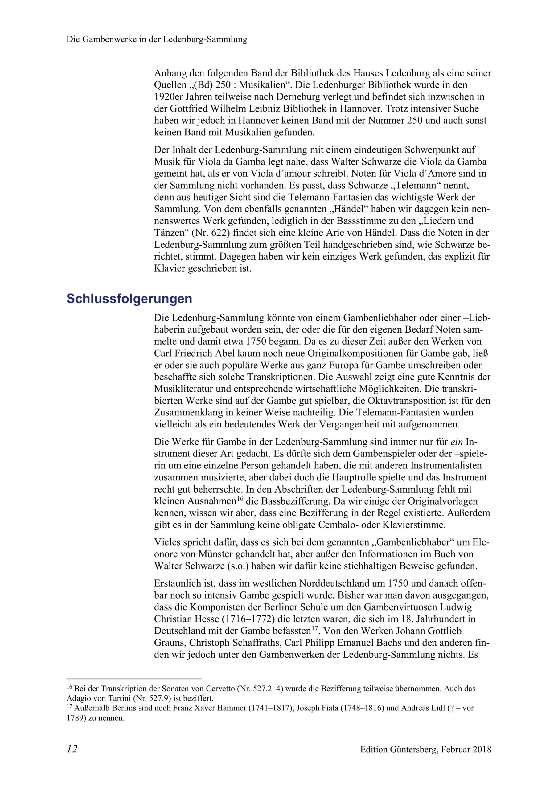 Carl Friedrich Abel (1723-1787) zugeschrieben Zwei Trios für Violino, Viola da Gamba und Violoncello/Basso - Besprechungen / Reviews – Bild 17