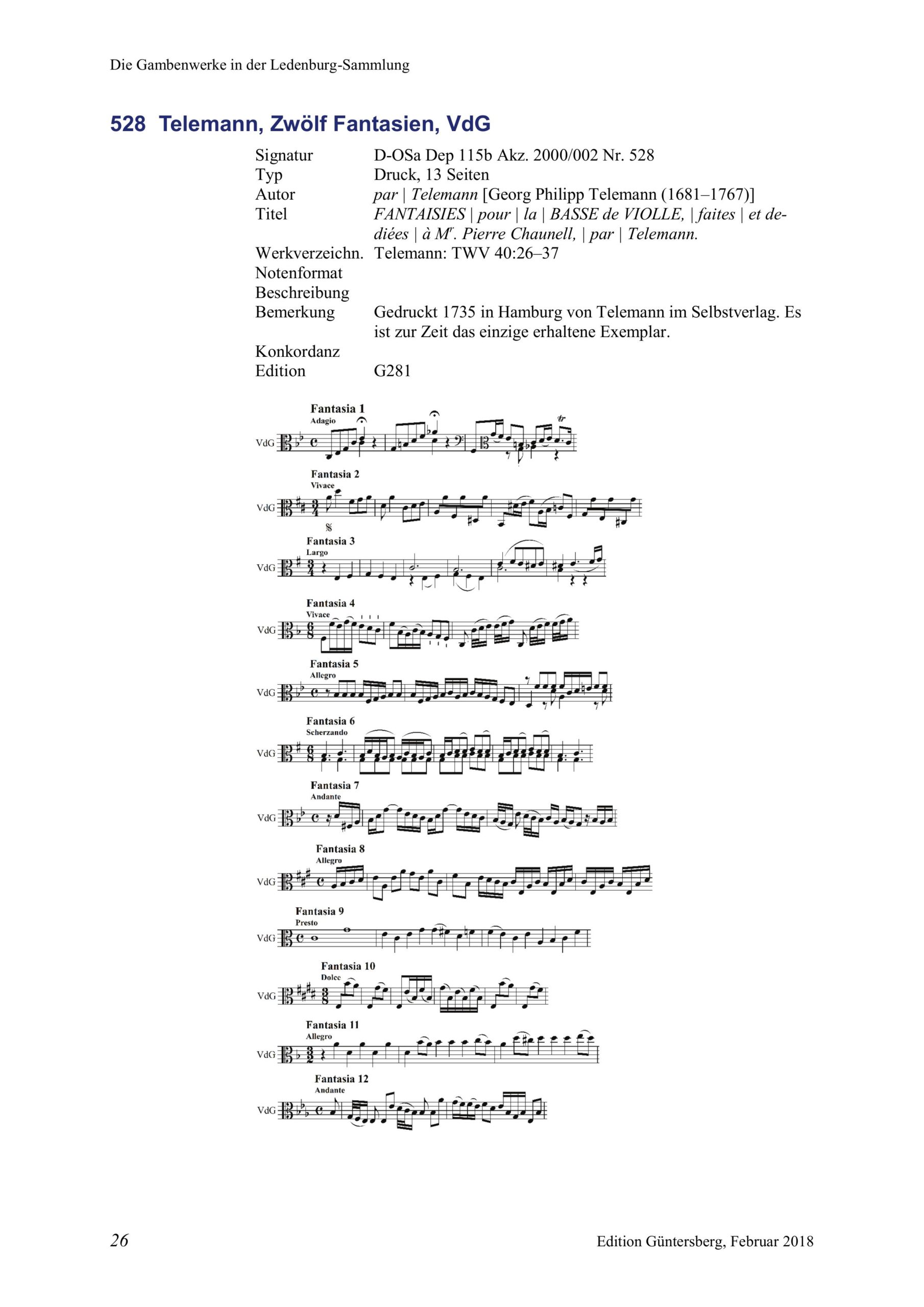 Carl Friedrich Abel (1723-1787) zugeschrieben Zwei Trios für Violino, Viola da Gamba und Violoncello/Basso - Besprechungen / Reviews – Bild 31