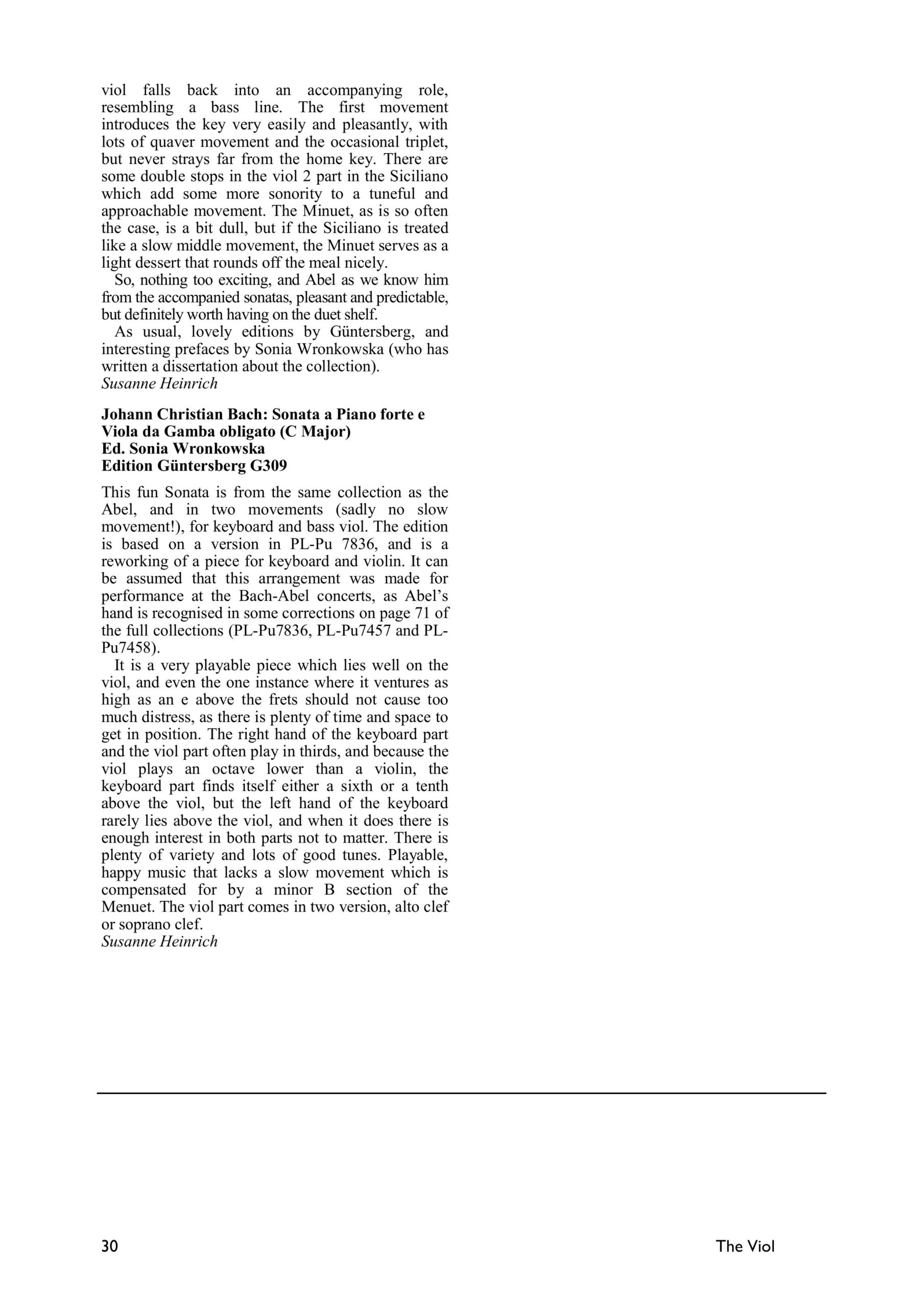 Carl Friedrich Abel (1723-1787) Maltzan-Sammlung - Ein Duett für zwei Violen da Gamba und zweiundzwanzig Sonaten für Viola da Gamba und Basso – Bild 13