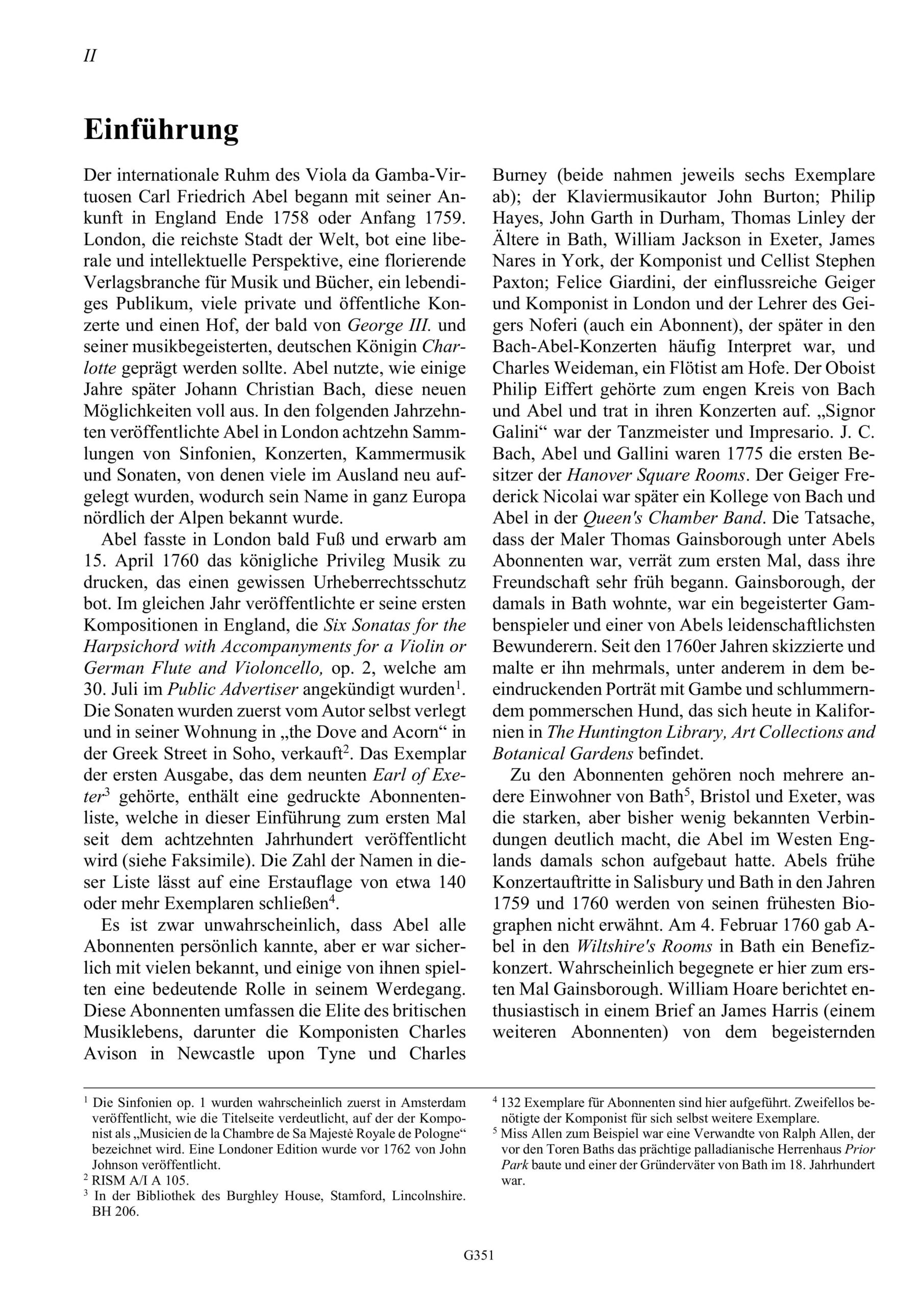 Carl Friedrich Abel (1723–1787) Sechs Cembalosonaten Op. II - mit Begleitung einer Violine/Traversflöte und eines Violoncellos – Bild 9