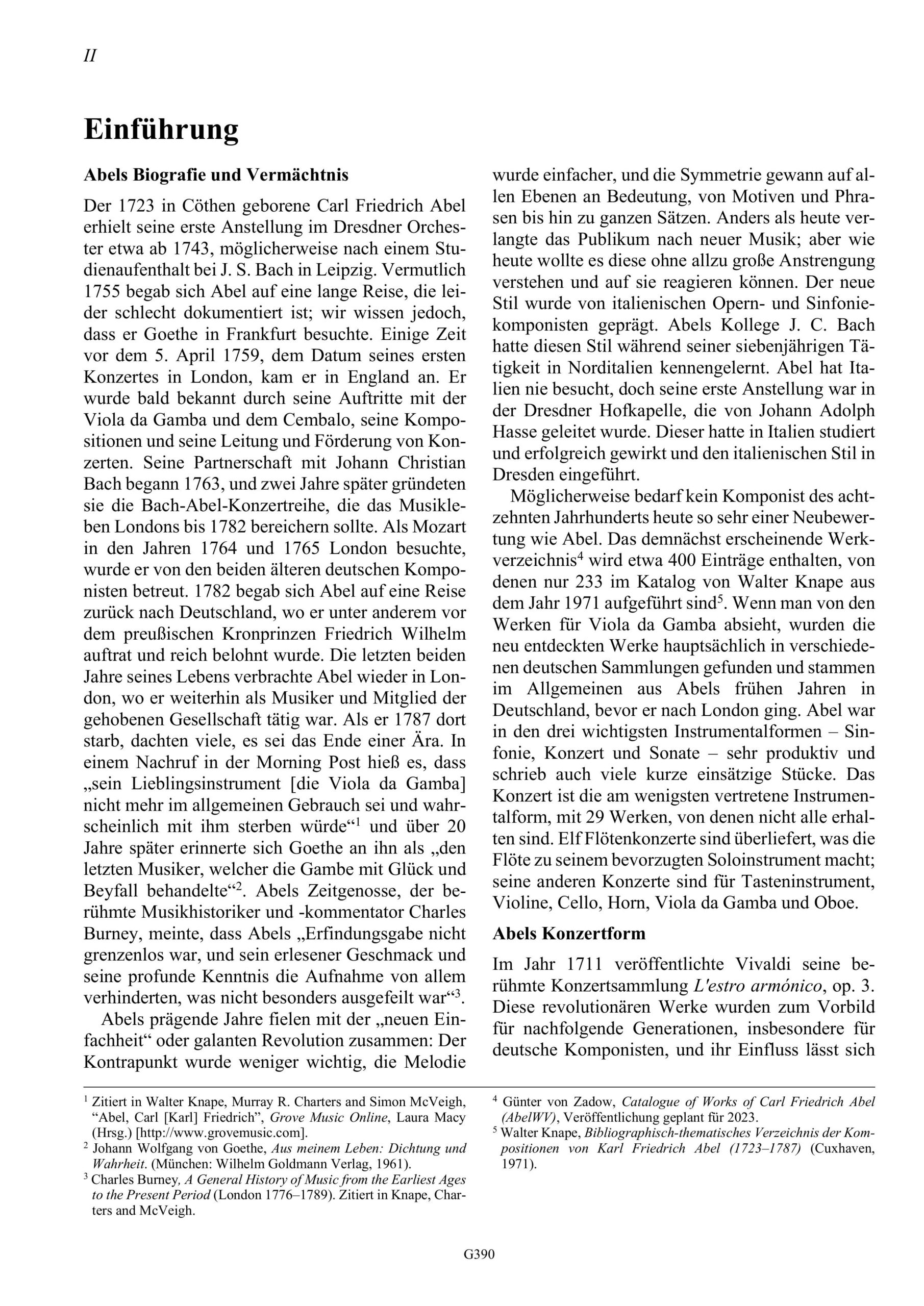 Carl Friedrich Abel (1723-1787) Concerto E-Moll Flauto Traverso Concertato - für Traversflöte, zwei Violinen, Viola und Basso (Fl + Piano)) – Bild 9