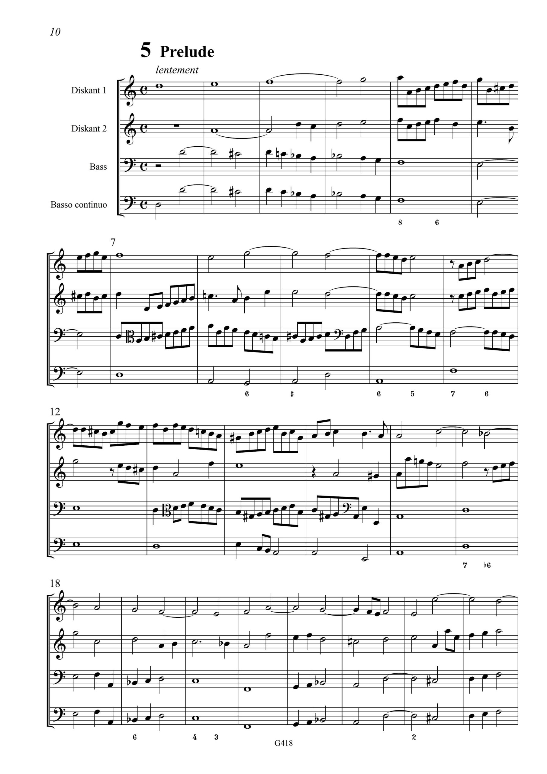 Henry Du Mont (1610–1681) Gesamtausgabe der 32 Instrumentalstücke - für drei- oder vierstimmiges Consort und Basso continuo – Bild 5