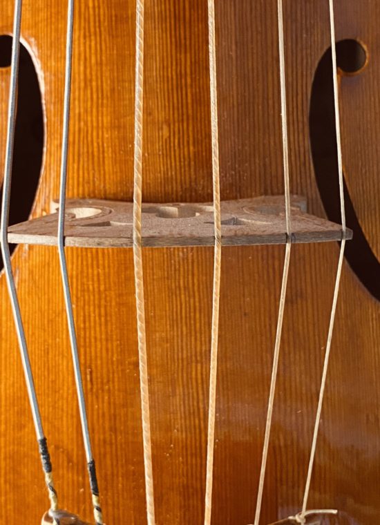 Wildgutstring: Pardessus de Viole G6 - wound gut string / Darmsaite umwickelt, 60 cm