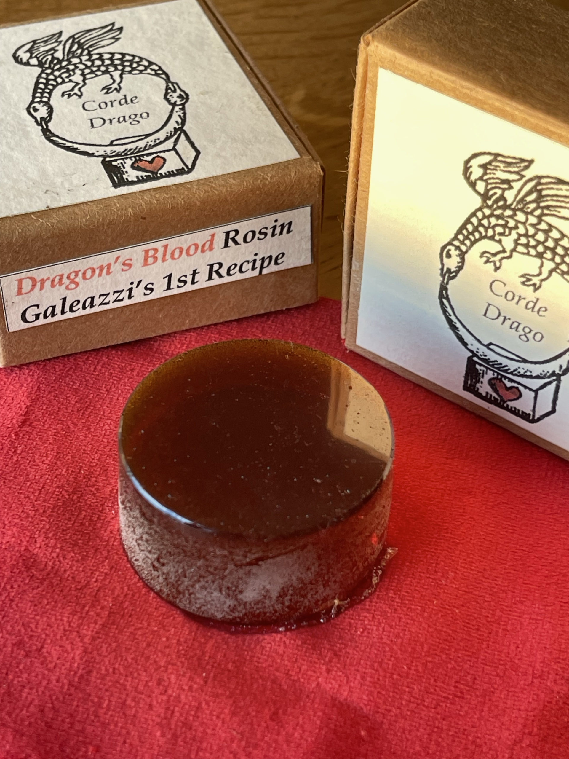 Cordedrago - Rosin / Kolophonium "Dragon's blood" – Bild 6