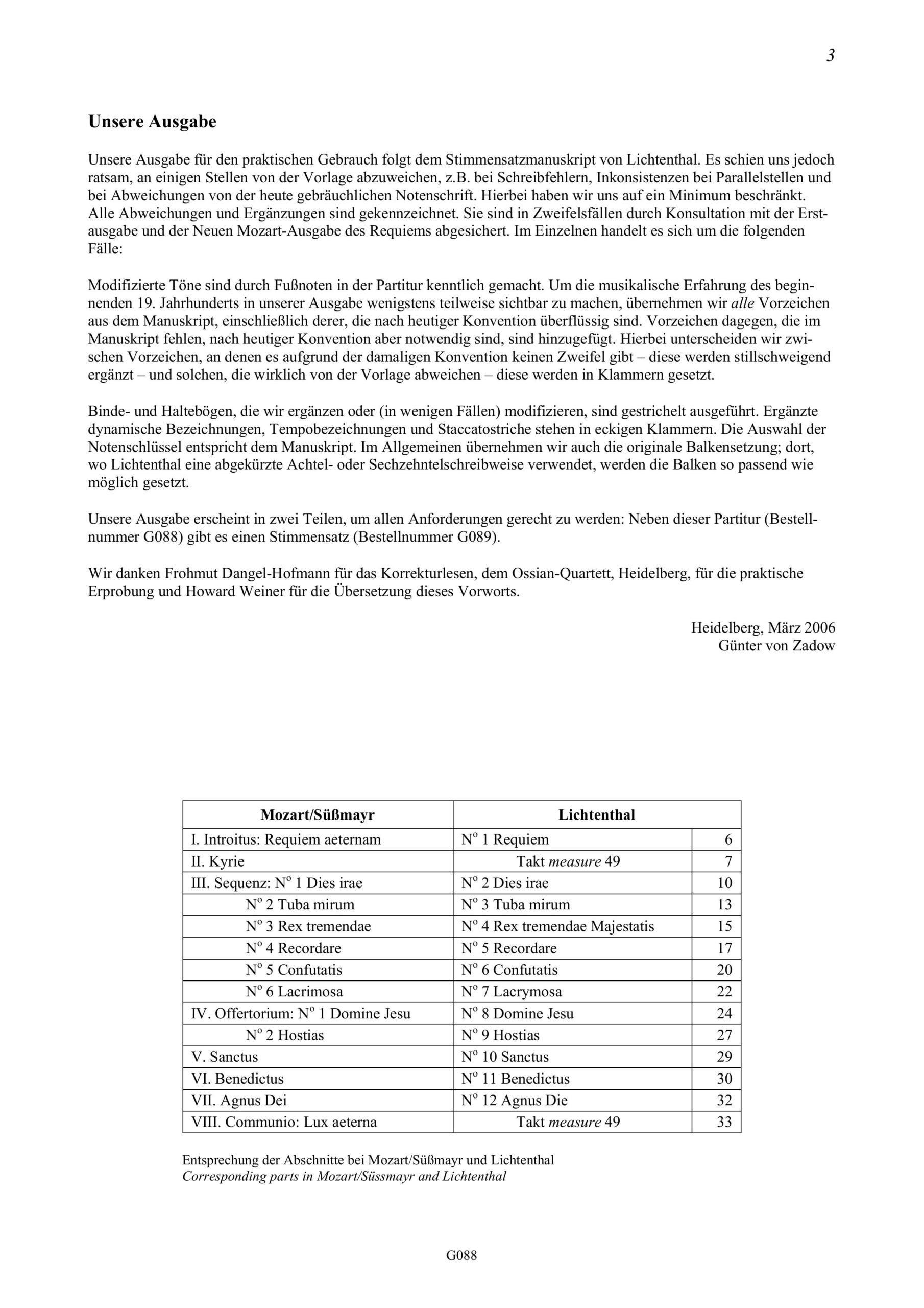 Wolfgang Amadeus Mozart (1756-1792) Requiem KV 626 - Zeitgenössische Bearbeitung für Streichquartett von Peter Lichtenthal
(1780-1853) - Image 3