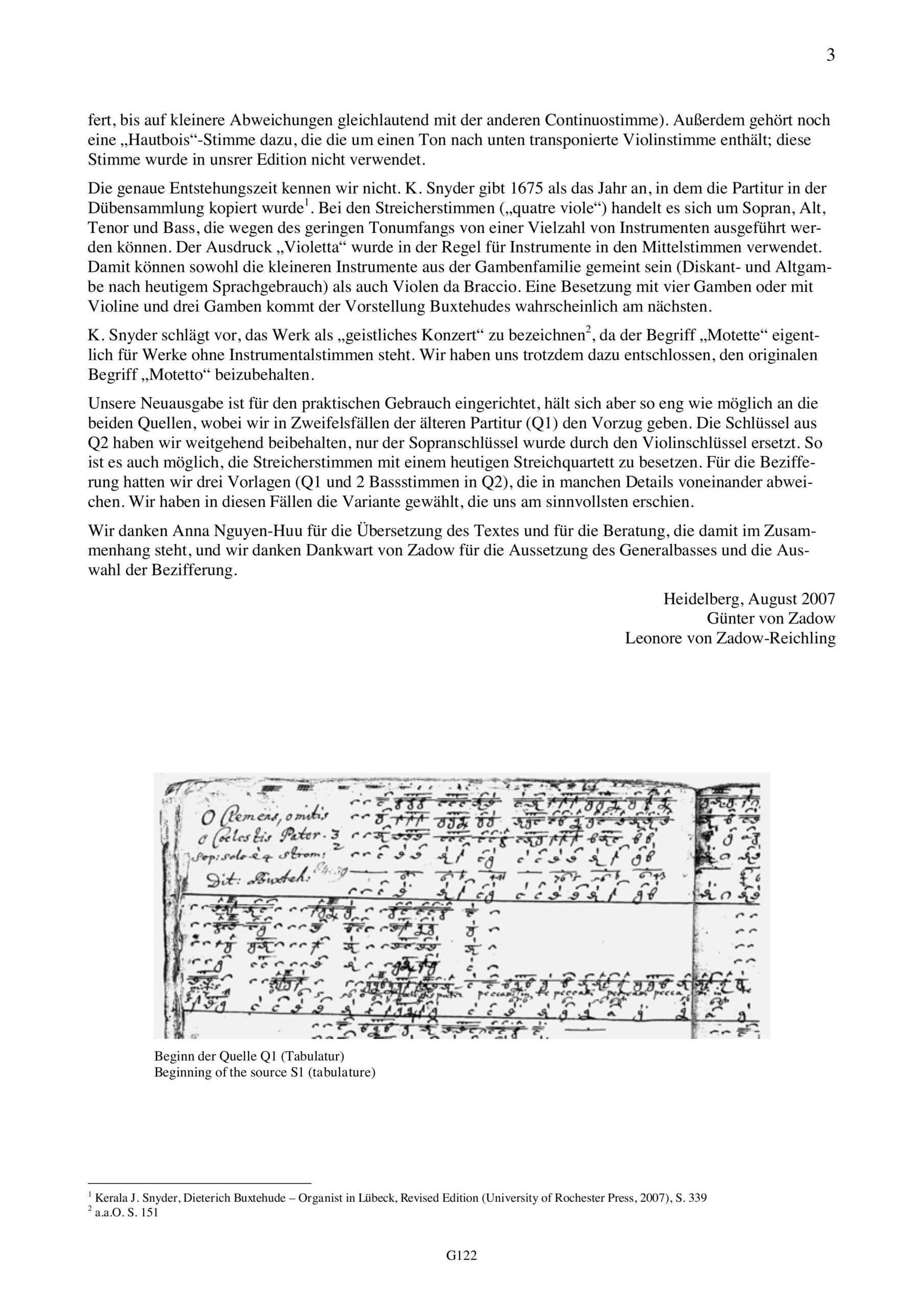 Dieterich Buxtehude (~1637-1707) O
clemens, o mitis, o coelestis Pater - Motetto für Sopran, 4 Streicher (SATB) und B.c. – Bild 3